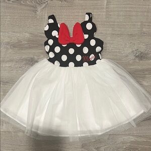 Disney Minnie Mouse Polka Dot Dress - Black, White, Red